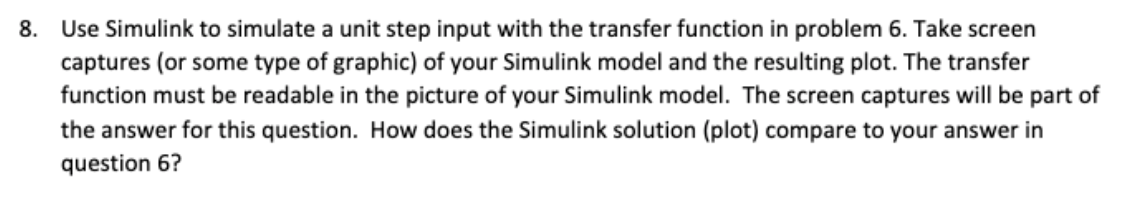 Please solve question 8. Question 6 is solved below to help you