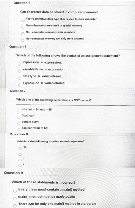 Question 2 What will be the output of the following code? System.out.print("Hello");