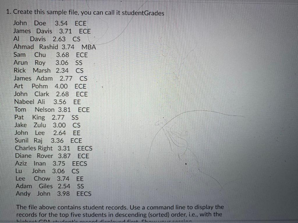  pls show steps 1. Create this sample file, you can call