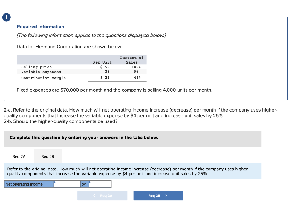  Should the higher quality components be used? Required information (The following