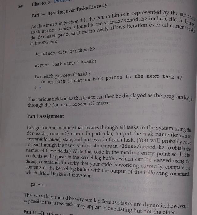  As illustrated in Section 3.1, the PCB in Linux is represented