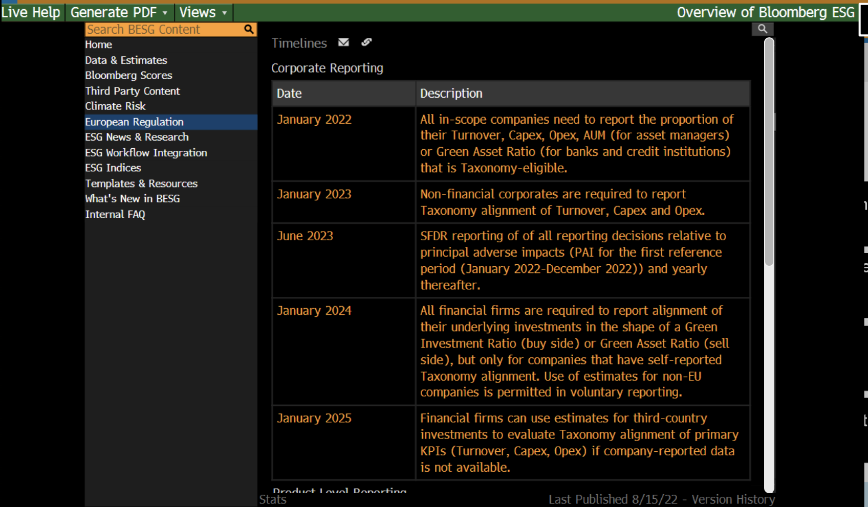 objective does the product level reporting help companies achieve? Allow investors to