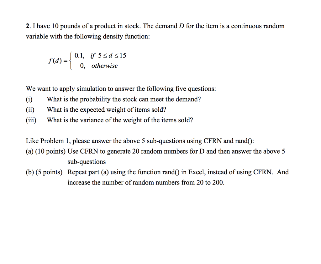 Operations Research) Please submit your work via Blackboard: 1. A single pdf