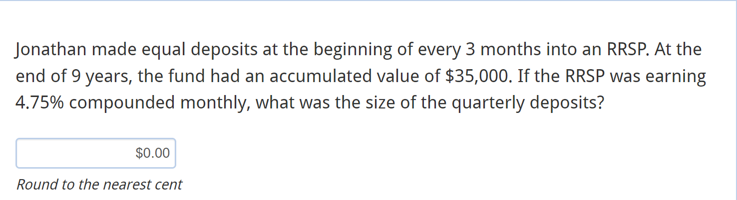 cent a. How much does he need to pay at the end