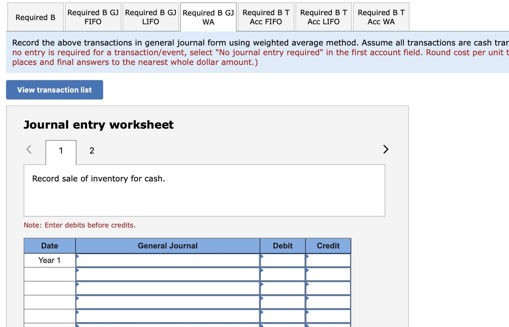 each. Compute the difference in gross margin between the FIFO and LIFO