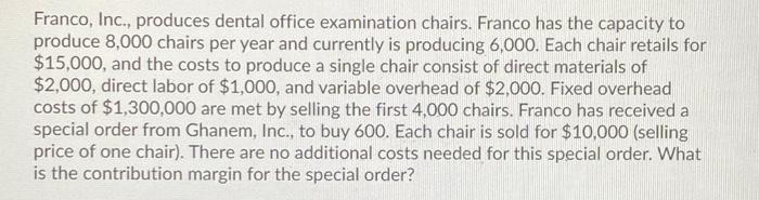from plato For #2 please help me find the contribution margin for