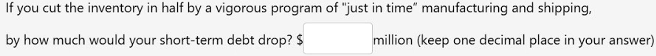 a balance sheet for the company at the end of two years