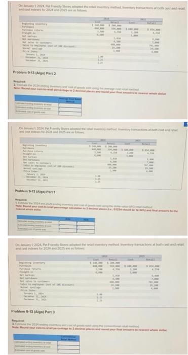 picture are clear now Rcoblem 9.13 (Aigo) Part 2 Prewesed Prottem 0-1)