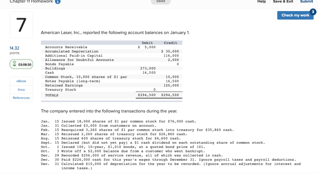  Chapter n Homework Saved Help Save & Exit Submit 3 Check