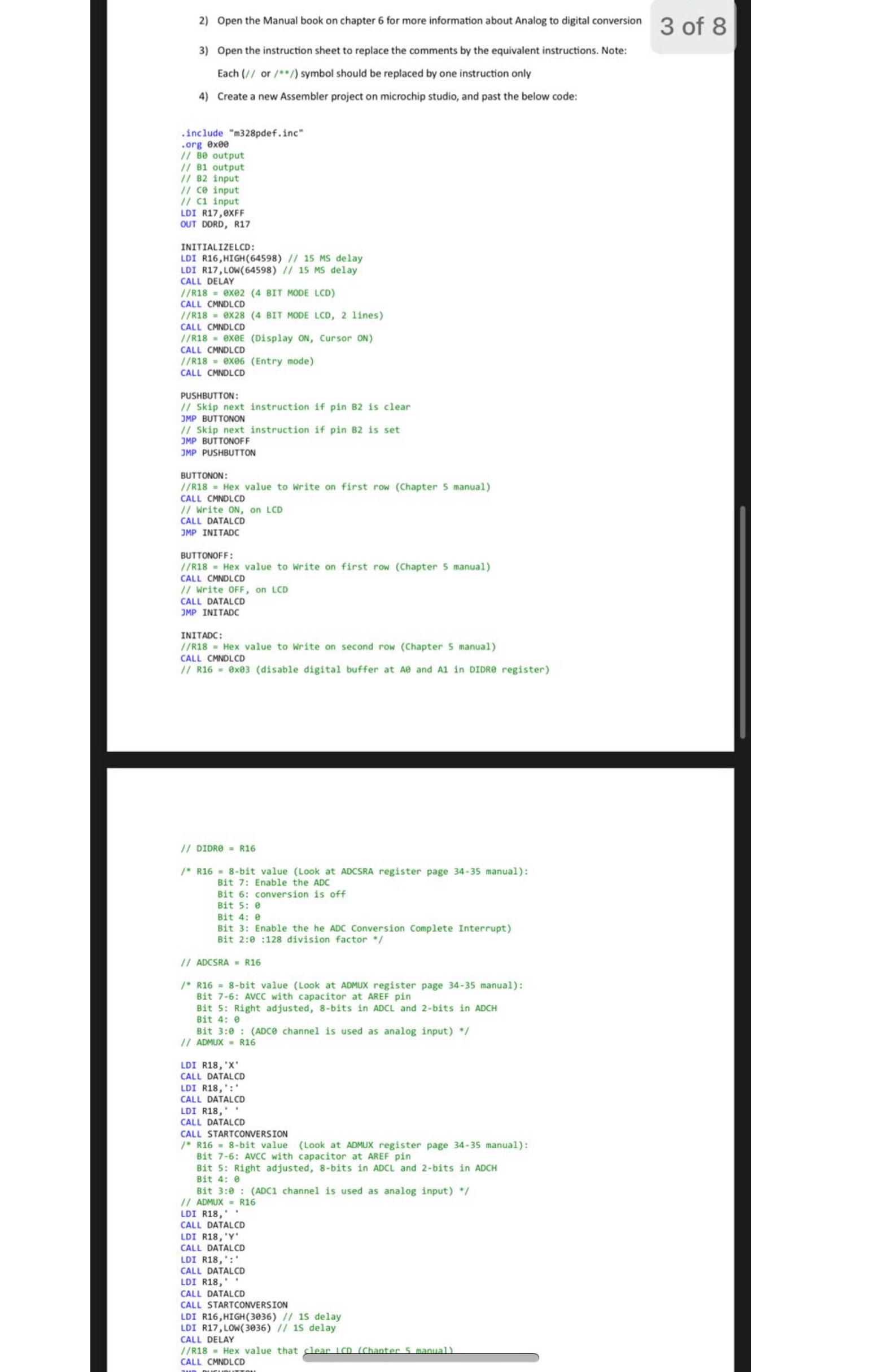  I Have a final project in mircrocontroller lab , The title