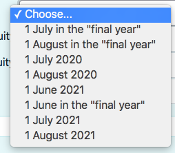 of 1.00 P Flag question The first repayment of the loan occurs
