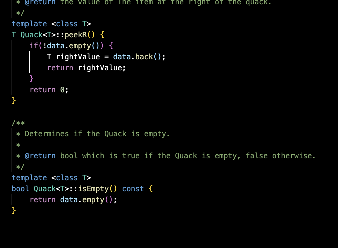 named Quack which is a single structure that can be used as
