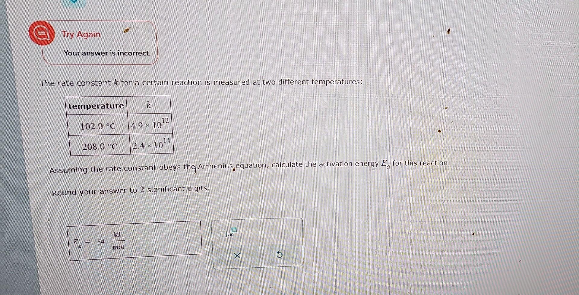 PLEASE BE CORRECT and check your work Try Again Your answer
