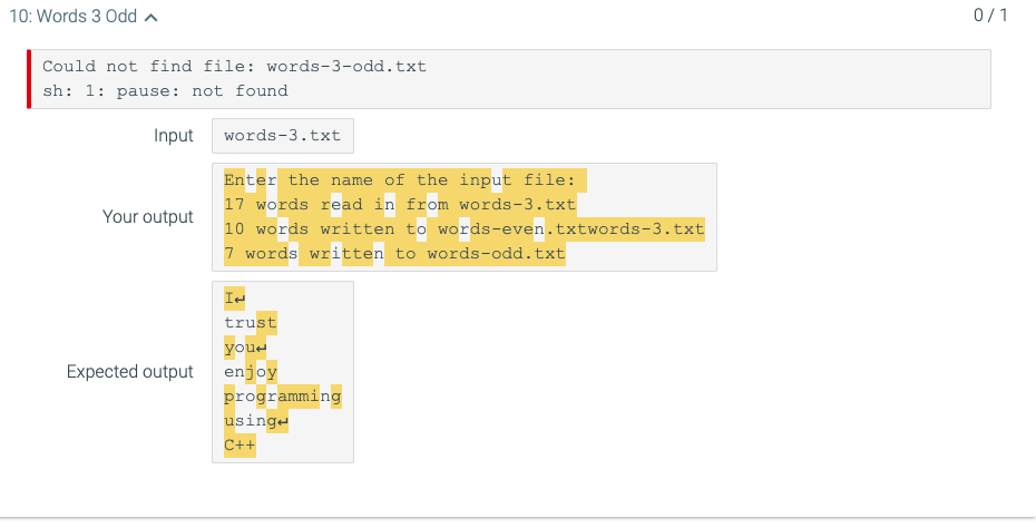 to make sure it ends in .txt. If it does not, re-prompt
