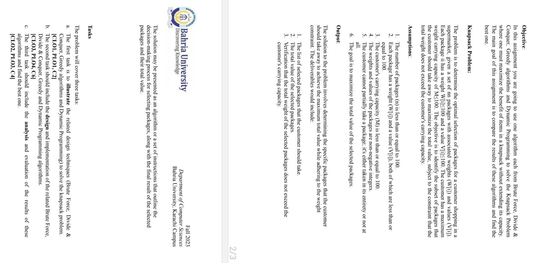  write algorithms for each approach and answer the question in detail