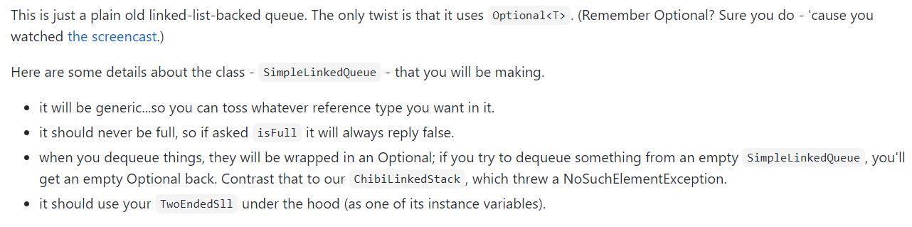 } } Node head, tail; TwoEndedSll(){ this.head = null; this.tail = null;