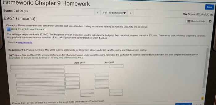 I dont I have a picture of part B. er 9 Homework