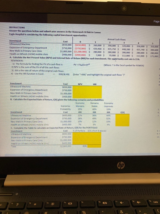  Please use data to answer questions 2-5. cont INSTRUCTIONS Answer the