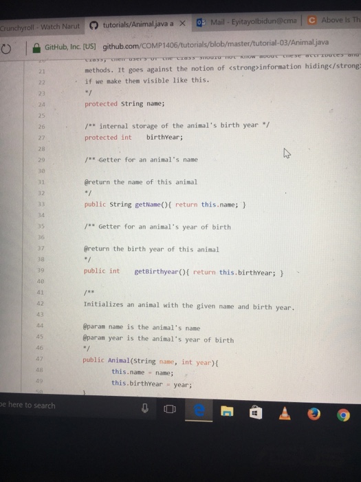 class and see what it provides. Override Object's tostring) method in the