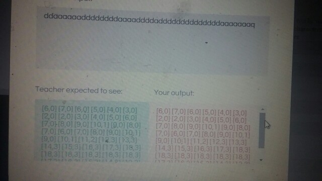 y = 0; char k = 'x'; while (k != 113) {