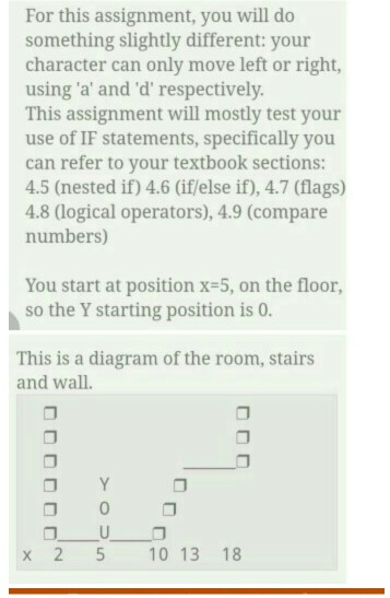 THIS LINE // Write your code here. // Hint 'a' ascii value