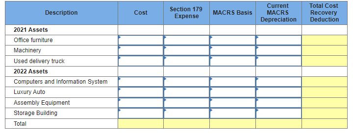 Comprehensive Problem 10-76 (LO 10-1, LO 10-2, LO 10-3, LO 10-4, LO