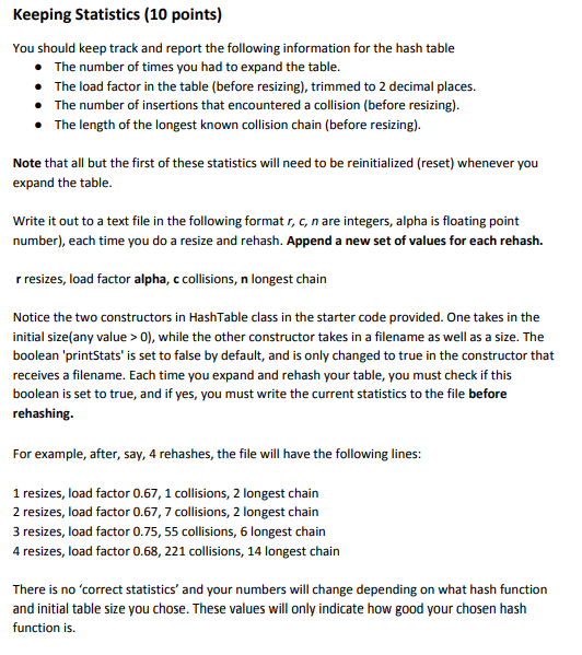 implements IHashTable { //You will need a HashTable of LinkedLists. public enum