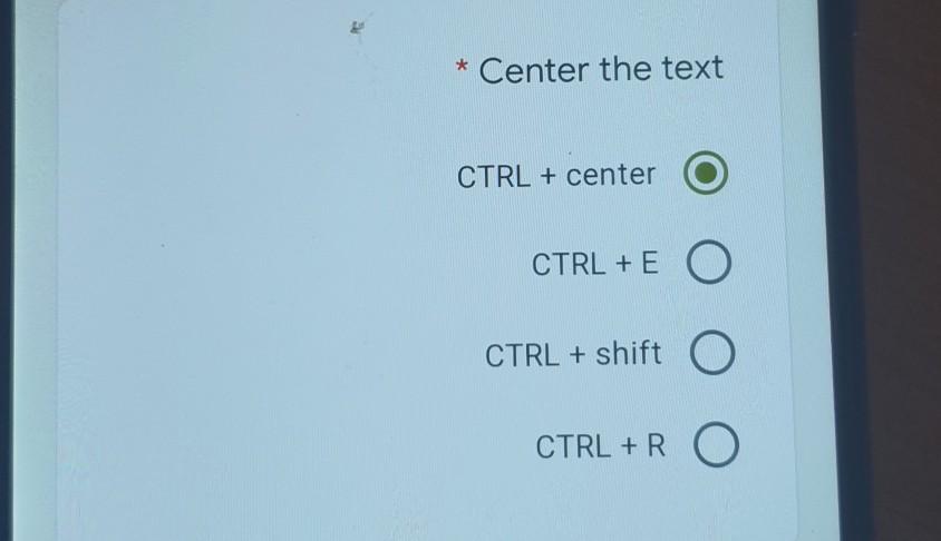 the previous page * CTRL + home CTRL + Shift + home