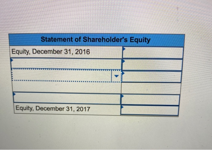 following financial statement information is from five separate companies: Company Company Company