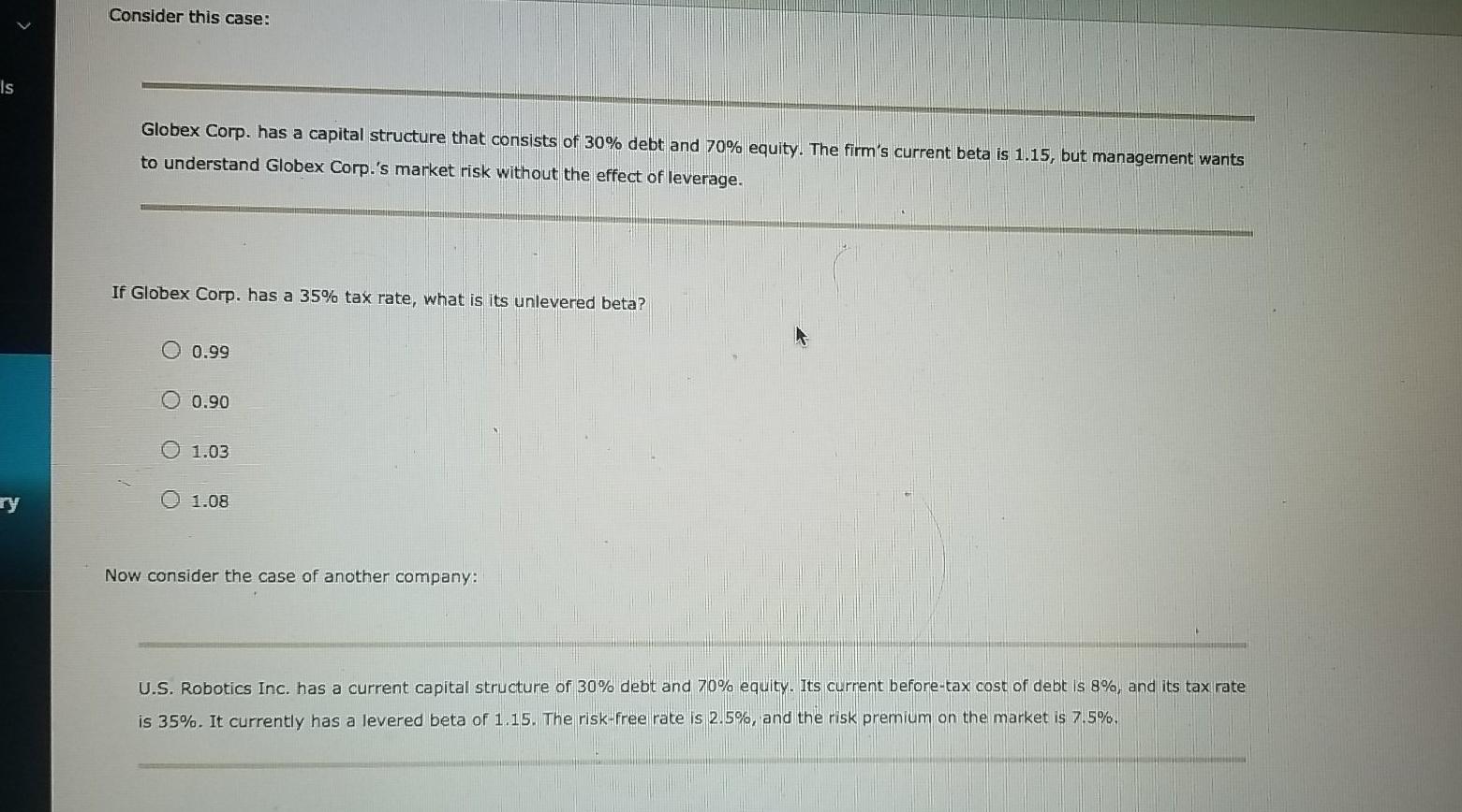 Inc. is trying to identify its optimal capital structure. Universal Exports Inc.
