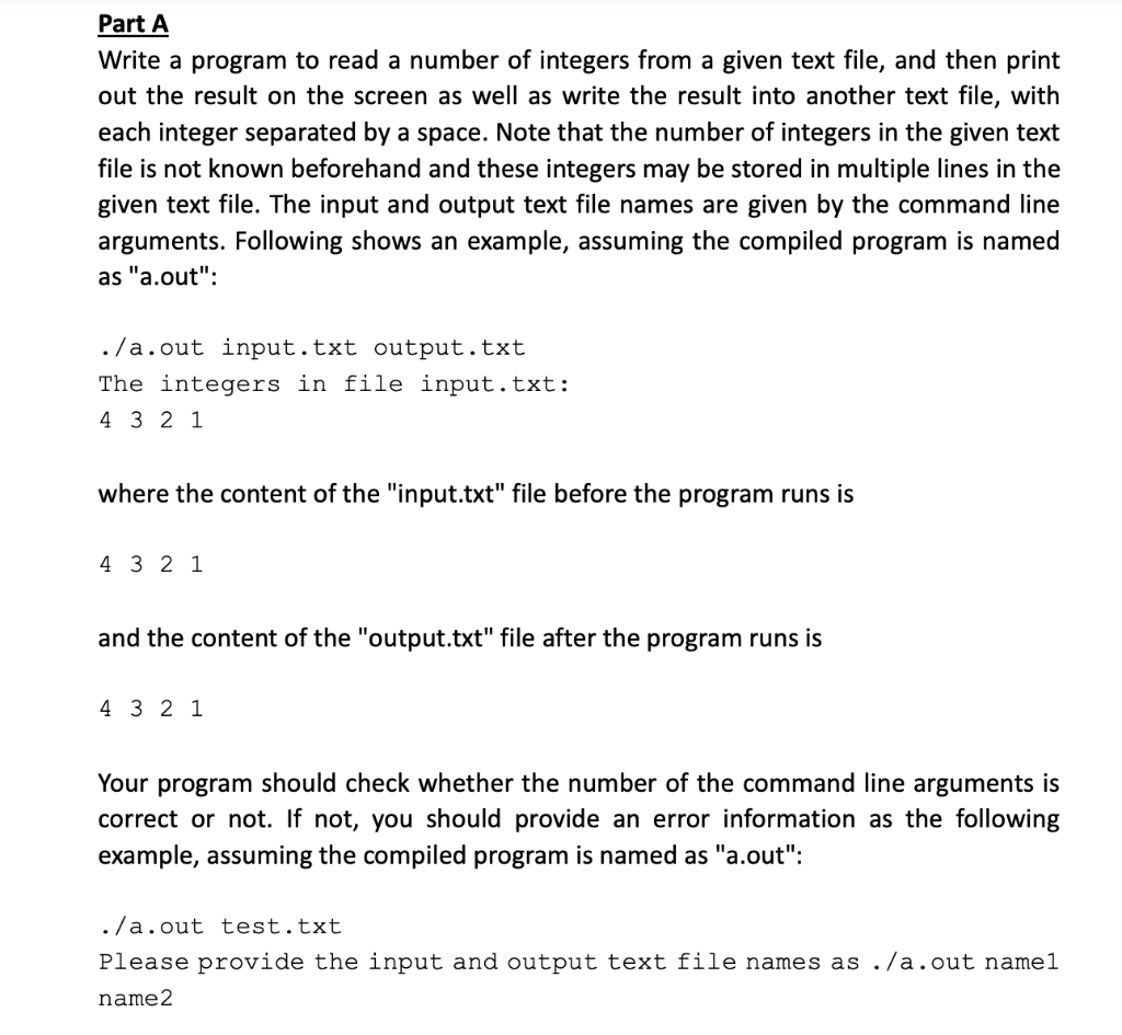 Please program using Virtual Machine - Linux - C language Please only