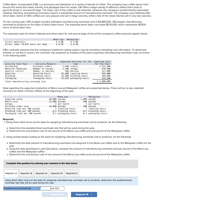  Coffee Bean, Incorporated (CBI), is a processor and distributor of a