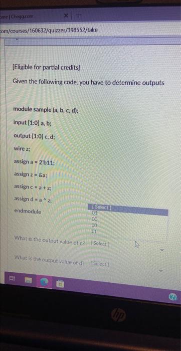  [Eligible for partial credits] Given the following code, you have to