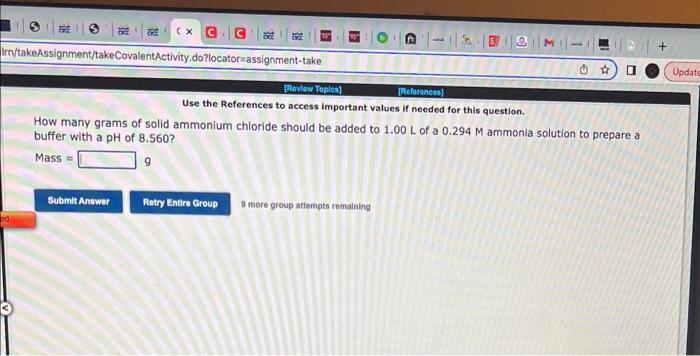  Use the References to access important values if needed for this