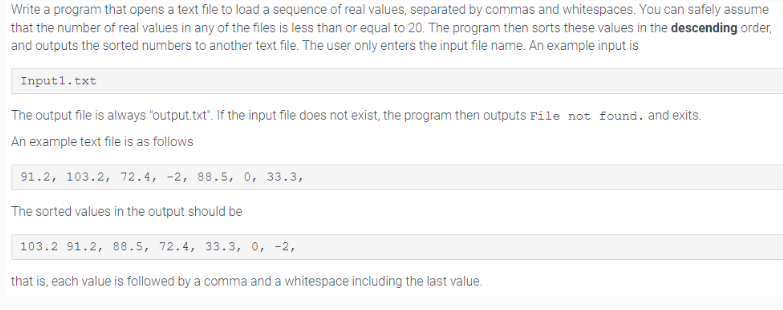  C++ Write a program that opens a text file to load