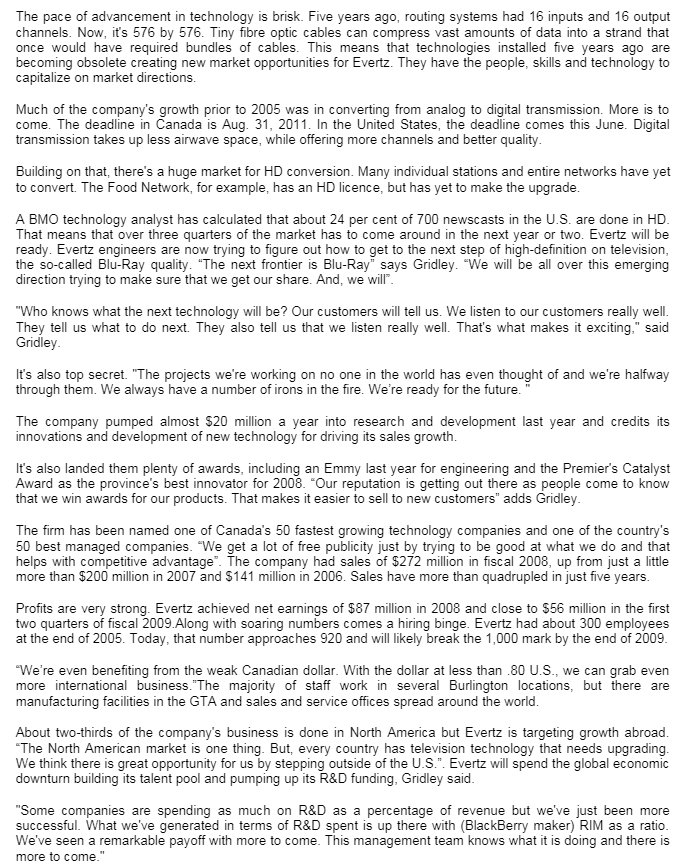 With the given Case Study, do a Case Analysis: a) Industry Facts