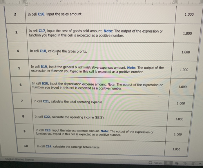 a common-sized income statement from the following information 6 DATA 7 Sales