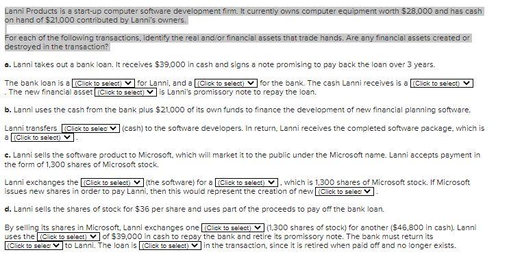 Lanni Products is a start-up computer software development firm. It currently