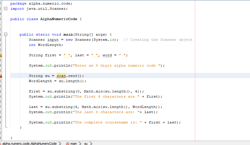 Problem 2 * Write and run a java program that prompts the