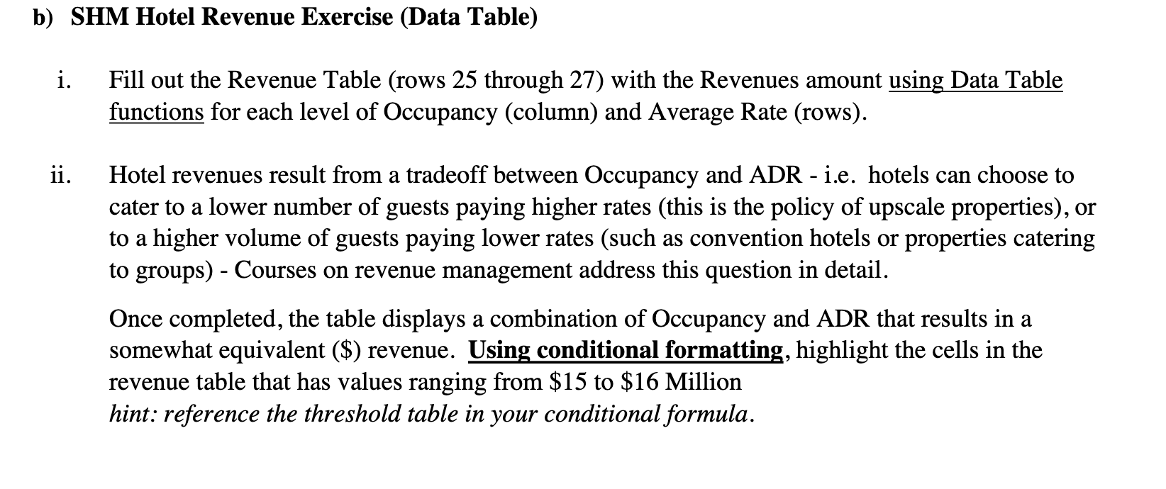 I'm struggling to answer this excel question. If someone could give me
