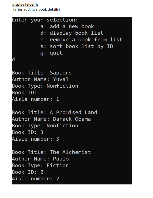 in. Programming Assignment (50 points) 1. You are given a partially completed