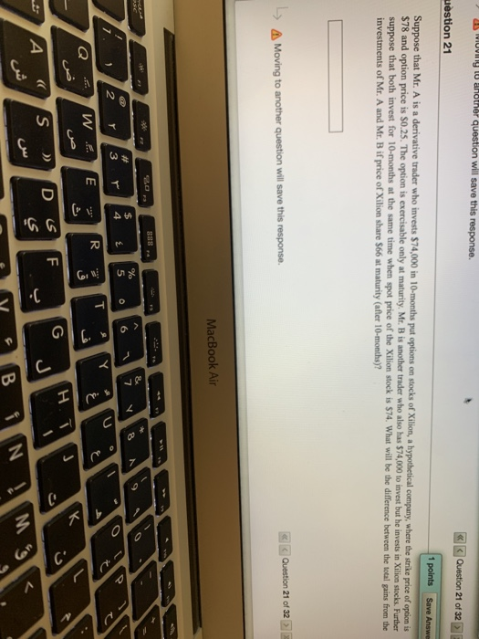  My another question will save this response. A Moving to another