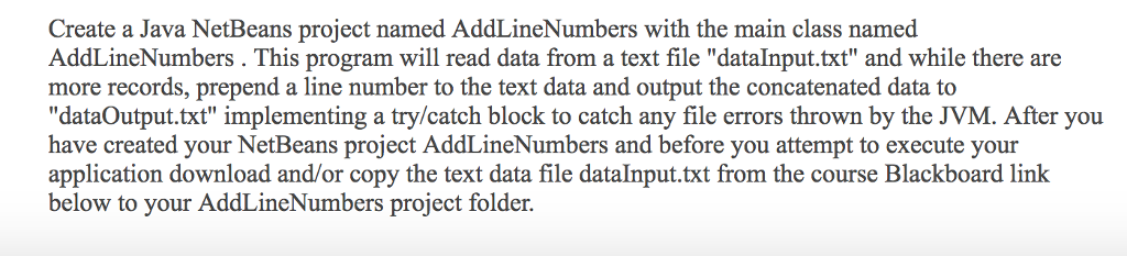 including your OUTPUT. Make sure the code will work in NetBeans IDE