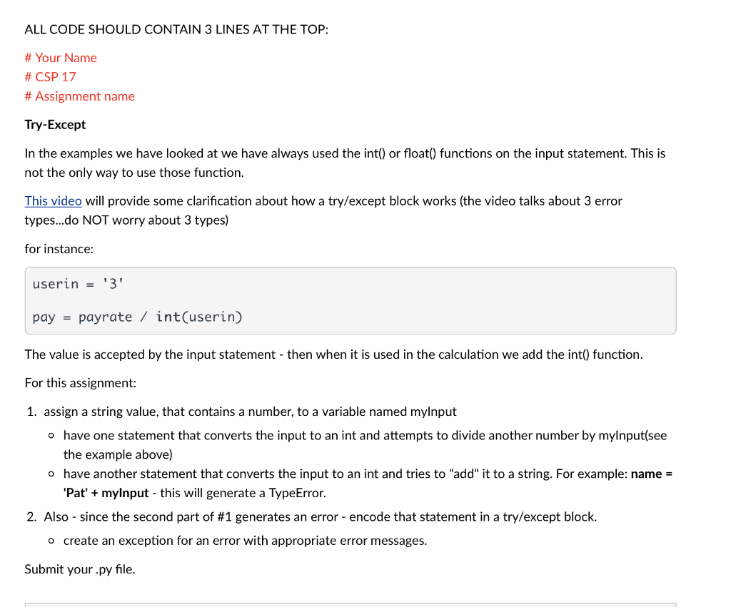 Code Needs TO be in PythonCode needs to be in python ALL