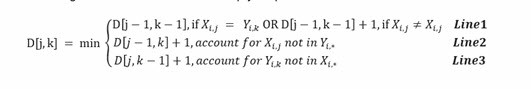 Design an algorithm (using pseudocode) that takes in as an input, two