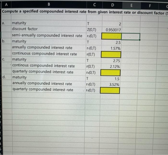  D A B C D E F C Compute a specified