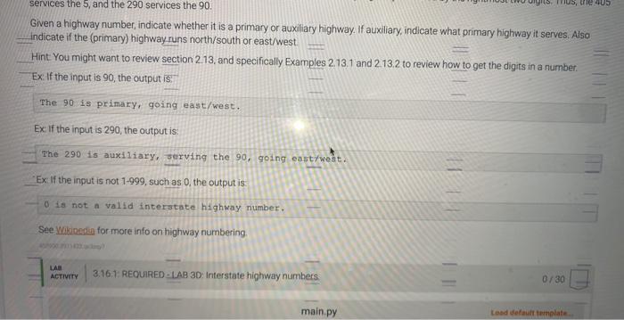 to determine information abcut U.S. interstate highways. Objectives To become proficient with: