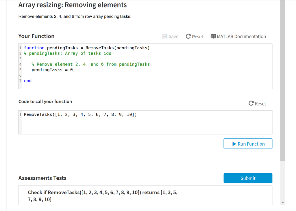 Fix the code % FIX ME To Make It run correctly. Use