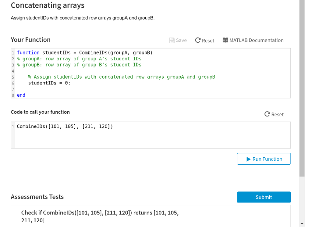 the Programming Language ---- > MATLAB Array resizing: Removing elements Remove elements