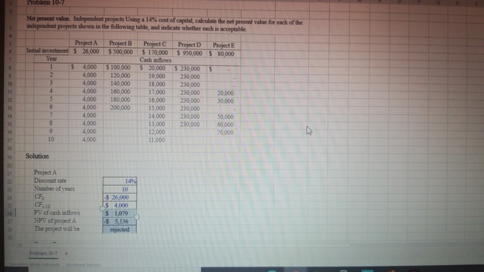  In excel, how would I go about using the PV function